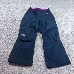 The North Face HyVent Snow Pants Ski Black Size M 10/12 Youth Girls